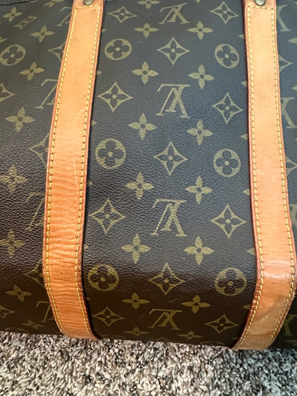 Louis Vuitton Monogram Canvas Keepall  Bandouliere 55 - Picture 8 of 15